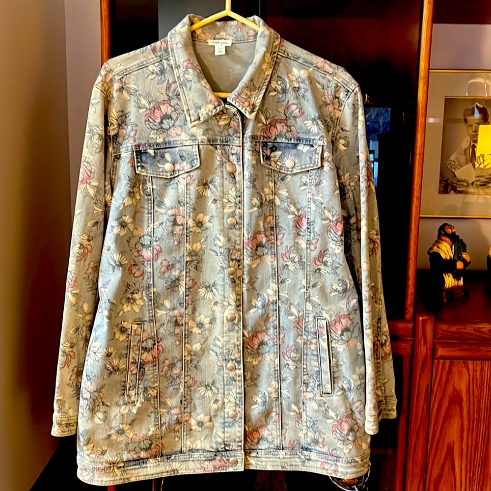 Tribal denim jacket